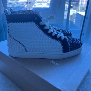 Christian Louboutin Louis Spikes High Top Sneaker
